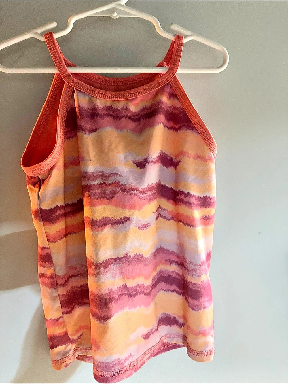 Girls Carters Pink & Orange Tank Top